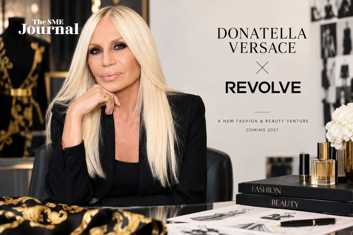 Donatella Versace Partners with Revolve Group for an Independent Fashion and Cosmetics Label