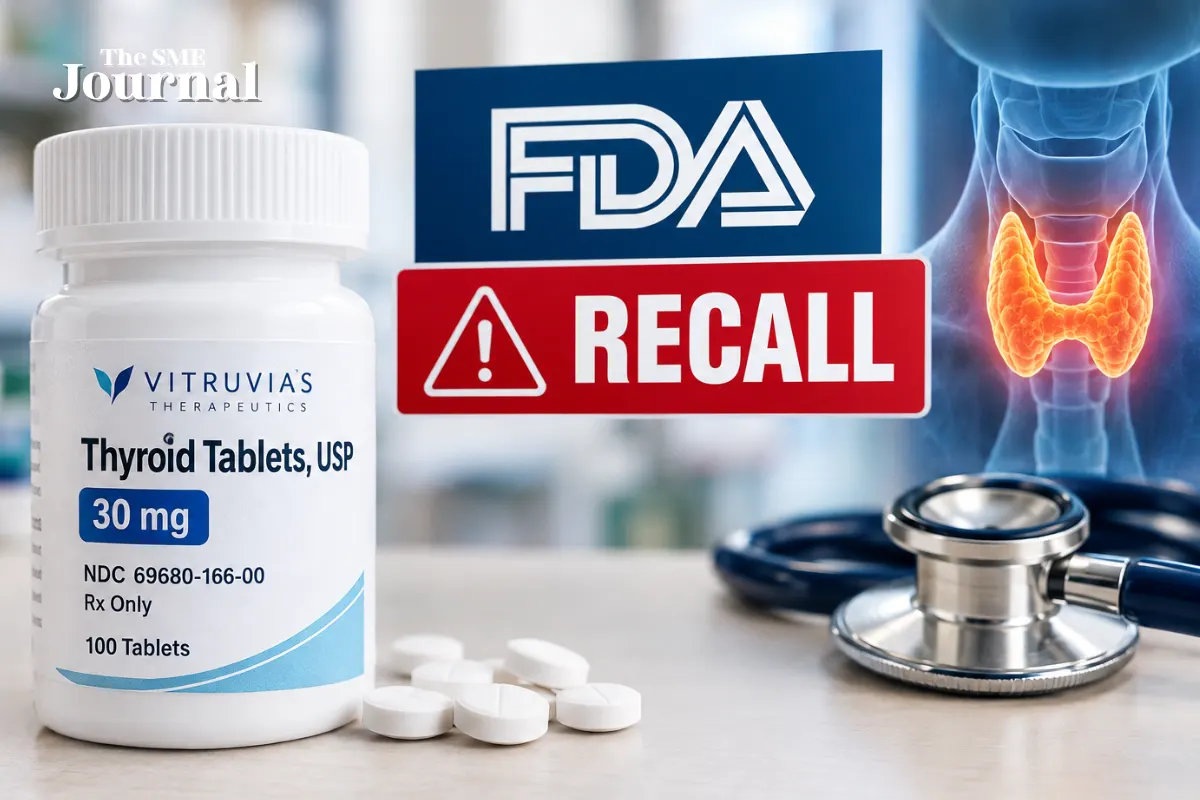 Vitruvias Therapeutics Recalls Thyroid Tablets From National Stock Due to Possible Super-Potency